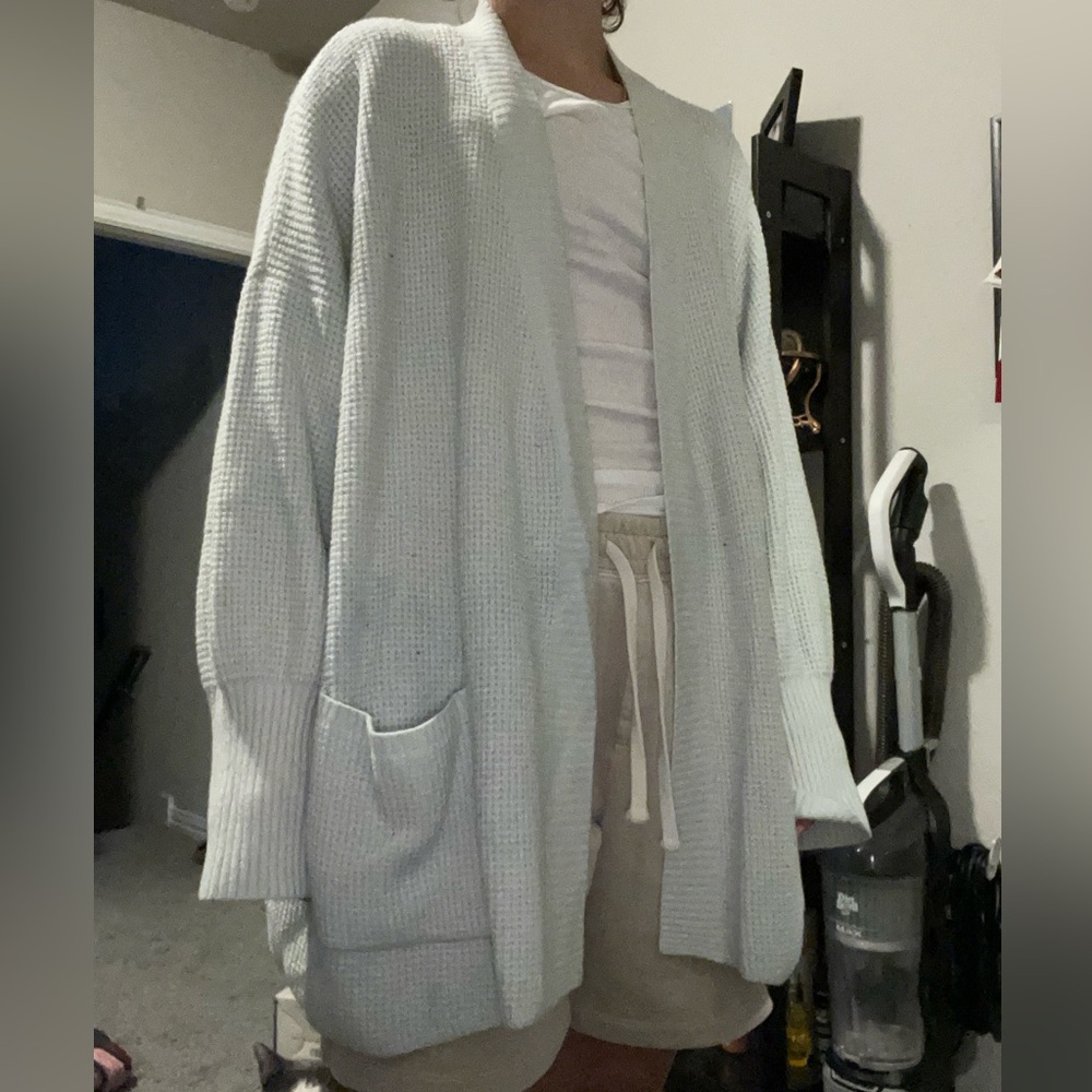 Old Navy XXL white/light grey sweater